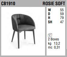 Деревянный стул Connubia Rosie Soft CB/1910