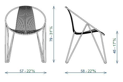 Дизайнерский садовый стул Roche Bobois Madame O
