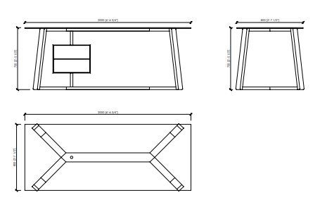 Стильный стол Meroni & Calzani Trastevere Desk