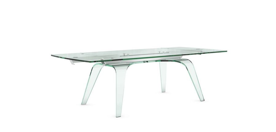 Обеденный стол из гнутого стекла Roche Bobois Agape Dining Table