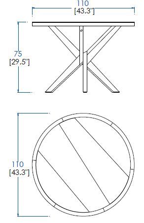 Дубовый обеденный стол Roche Bobois Jane Dining Table