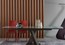 Стеклянный стол на Х-образной базе Roche Bobois Axel Dining Table