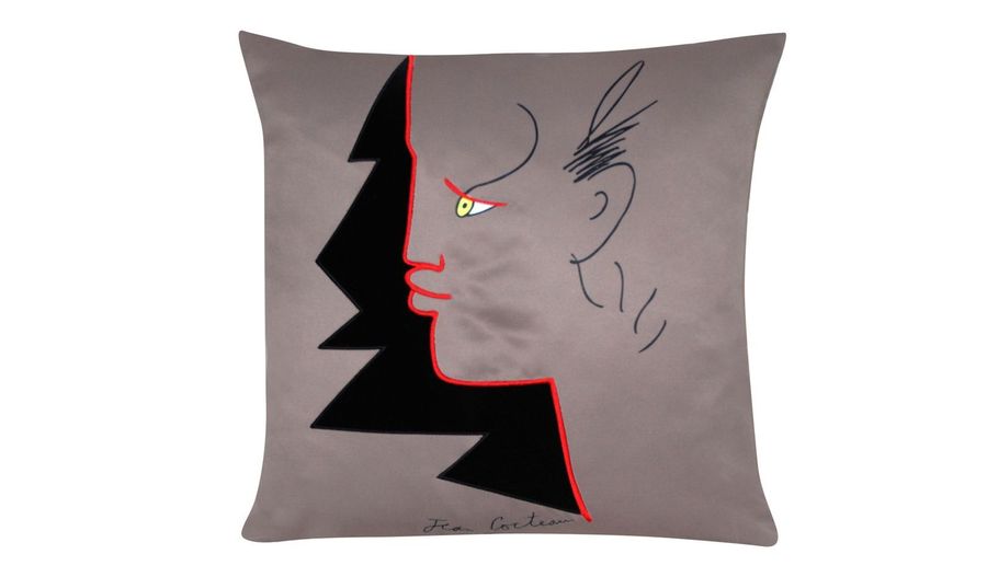 Элегантна подушка Roche Bobois Contour Jean Cocteau