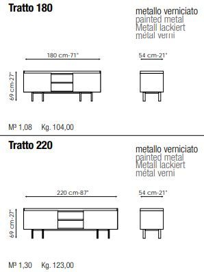 Тумба для ТВ Bonaldo Tratto