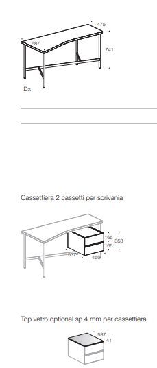 Письменный стол Sangiacomo Desk