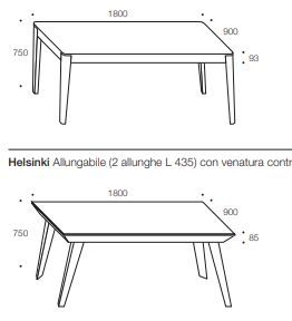 Обеденный стол Sangiacomo Tavoli