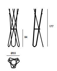 Стильная вешалка SovetItalia Wdrobe coat hanger