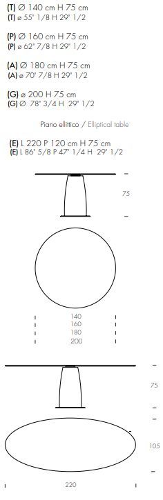 Стеклянный стол Tonin Casa Duca 8026FS_glass