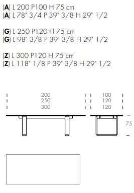 Стеклянный стол Tonin Casa Cube 8025FS_glass