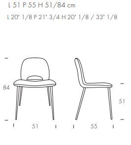 Стул с кожаной обивкой Tonin Casa Beetle 7296