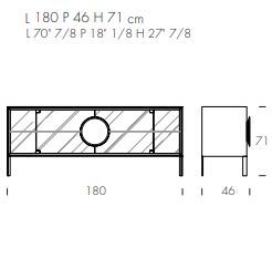 Модный комод Tonin Casa Dot 8666