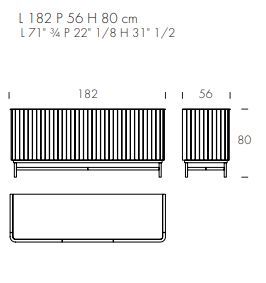 Элегантный комод Tonin Casa Extro 8667