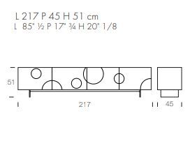 Тумба для ТВ Tonin Casa Matisse 8671