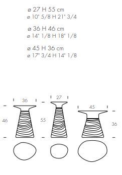 Журнальный столик Tonin Casa Baobab 8131