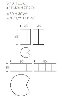 Журнальный столик Tonin Casa Pacman 8130