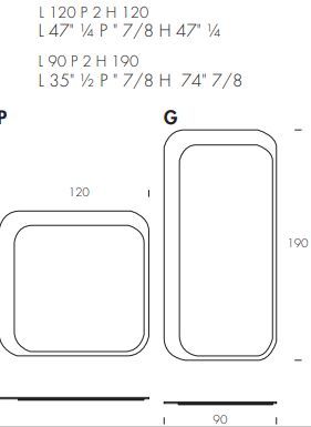 Настенное зеркало Tonin Casa Io&Te 6450