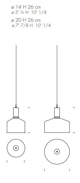 Подвесной светильник Tonin Casa Shade 9122