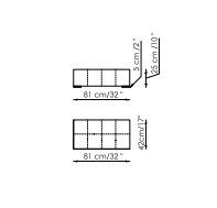 Прикроватный столик Bonaldo Squaring comodino