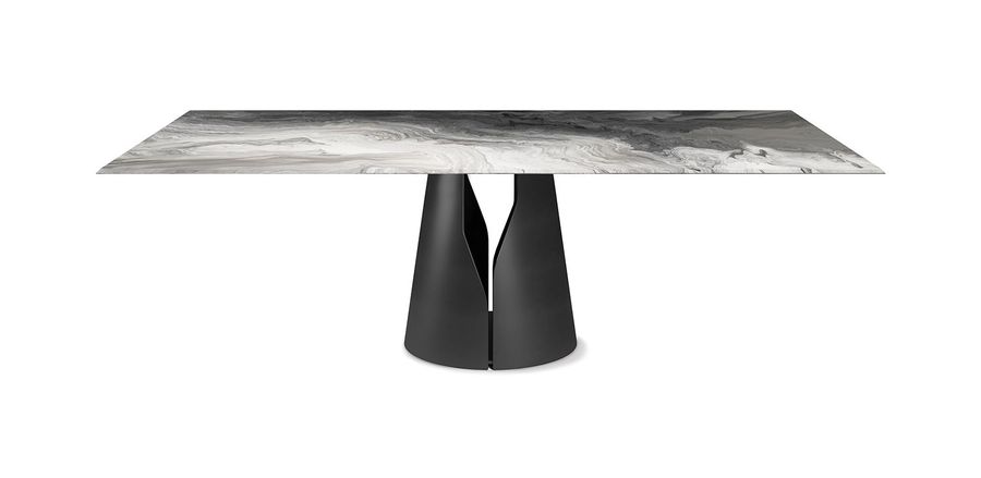 Шикарный стол Cattelan Italia Giano Crystalart