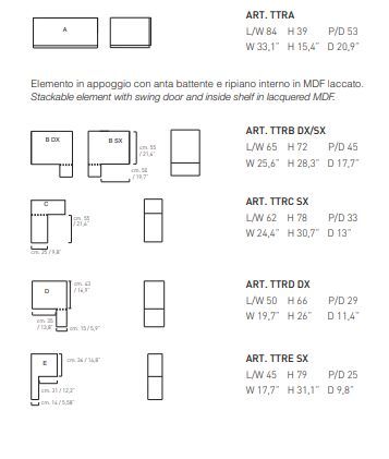 Модульная система и комоды My Home Tetris