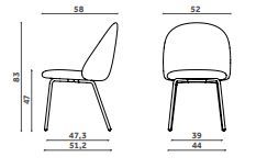 Обеденный стул Miniforms Iola
