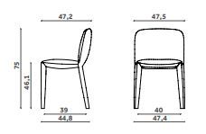 Обеденный стул Miniforms Pelè