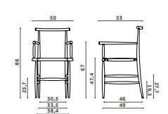 Стильный стул Miniforms Pelleossa