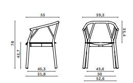 Деревянный стул Miniforms Valerie