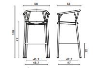 Барный стул Miniforms Valerie Stool