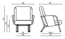 Удобное кресло Miniforms Diplopia