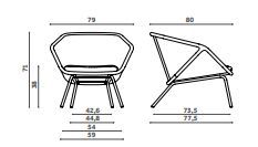 Современное кресло Miniforms Colony