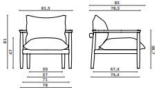 Стильное кресло Miniforms Sergia