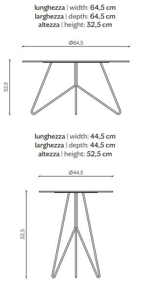 Дизайнерский столик Miniforms Link