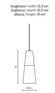 Дизайнерский светильник Miniforms Slope