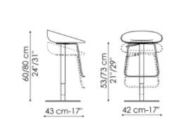 Барный табурет Bonaldo Tab