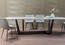 Обеденный стол на стальной трапеции Bonaldo Art
