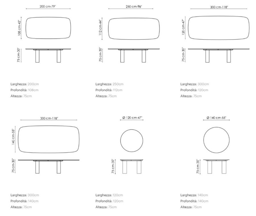 Дизайнерский стол Bonaldo Geometric Table