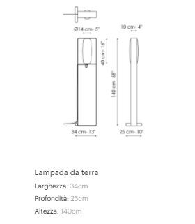 Напольный светильник Bonaldo Bio-s