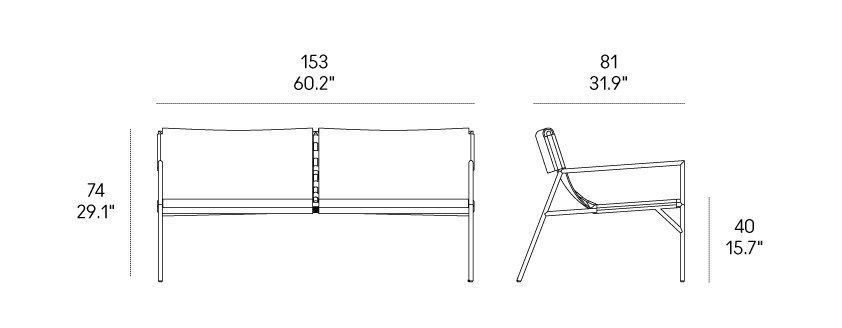 Дизайнерский диван Horm Tout le Jour Lounge Sofa