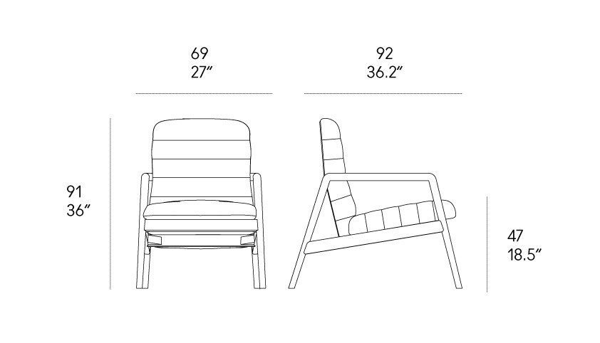 Дизайнерское кресло Horm Carnaby