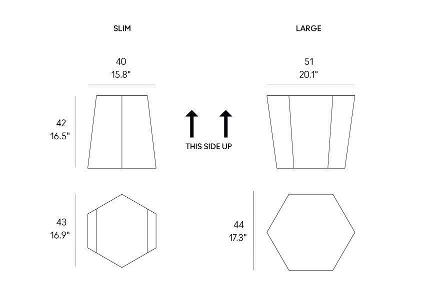 Модульная система сидений Horm Hexagon Sgabello