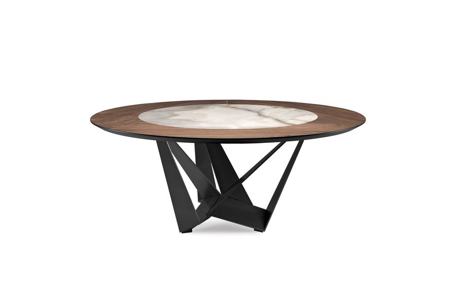 Дизайнерский стол Cattelan Italia Skorpio Ker-Wood Round