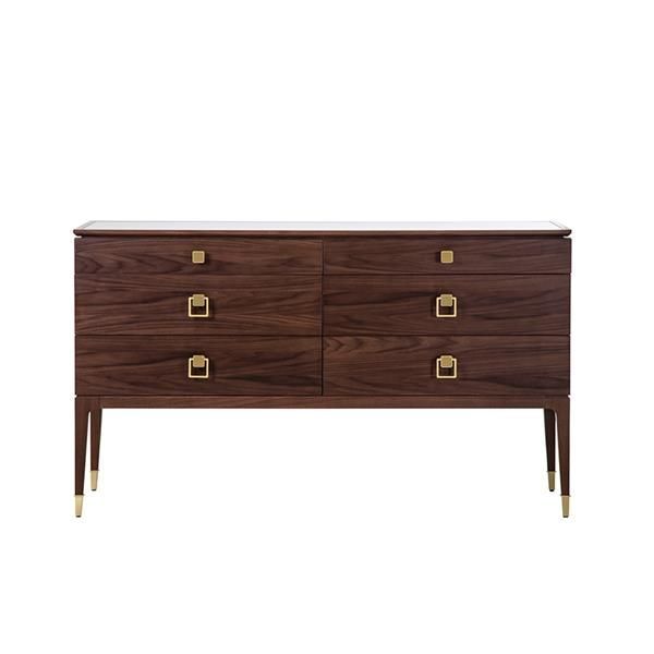 Широкий комод Galimberti Nino Nara chest of 6 drawers