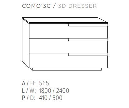 Модный комод Guzzini & Fontana Stage Collection 3D Dresser