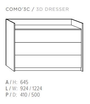 Современный комод Guzzini & Fontana Ellington Collection 3D Dresser