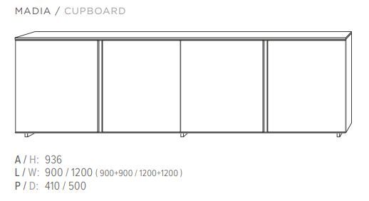 Модный буфет Guzzini & Fontana Gap Collection Cupboard