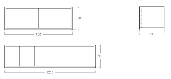 Полка для кабинета Guzzini & Fontana O’ Day Pensili Wall Cabinets