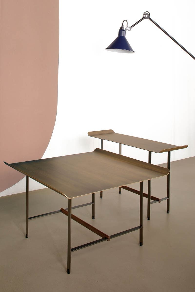 Дизайнерский столик COEDITION Sister coffee table, bronze PA14