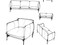 Дизайнерский диван COEDITION Palm Springs Sofa AV2