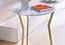 Стильный столик COEDITION Star mini pedestal coffee table, golden GA100 / GA200